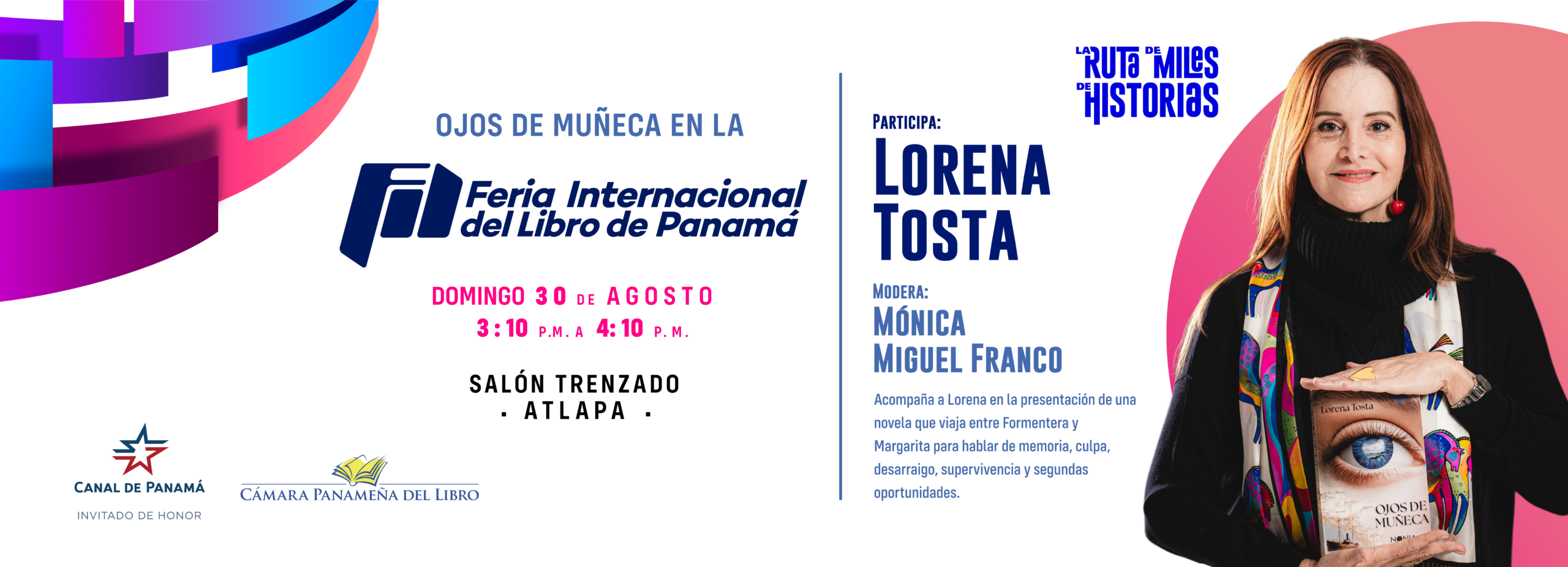 Lorena_Tosta_feria_del_libro_internacional_panama Lorena tosta se presenta en la feria del libro internacional de Panamá 2026
